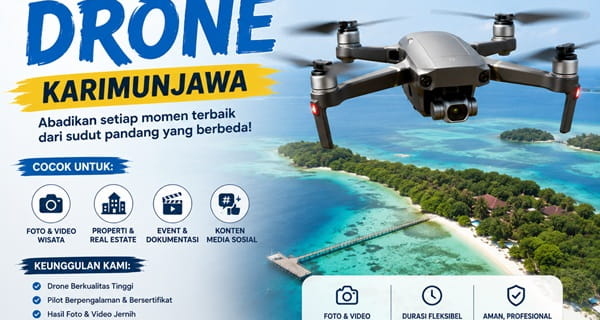 rental drone karimunjawa