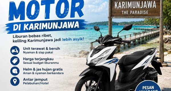 rental motor karimunjawa